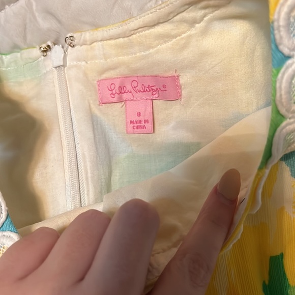 Lilly Pulitzer (HOLY GRAIL) yellow first impressions HARD TO FIND SIZE 8 - Picture 3 of 9